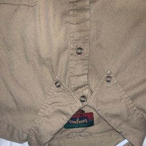 Saddlebred Tan Button down